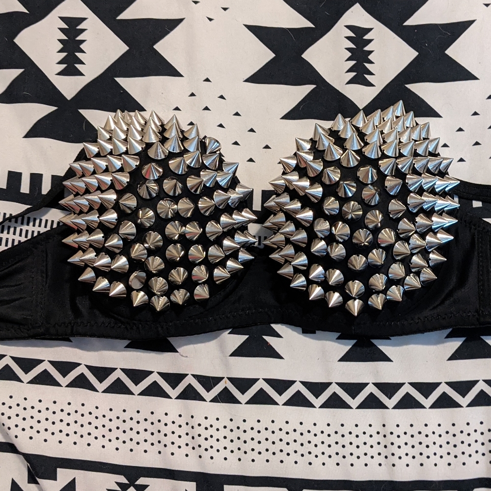 Studded Bustier Bra